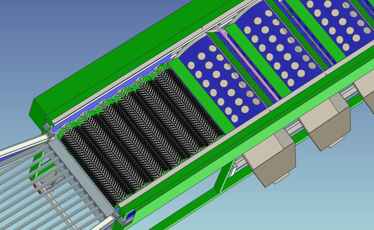농산물 선별기에 장착되는 롤러 브러쉬